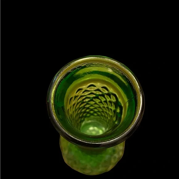 Vintage Randall Emerald Green Glass Bud Vase - Picture 5 of 6